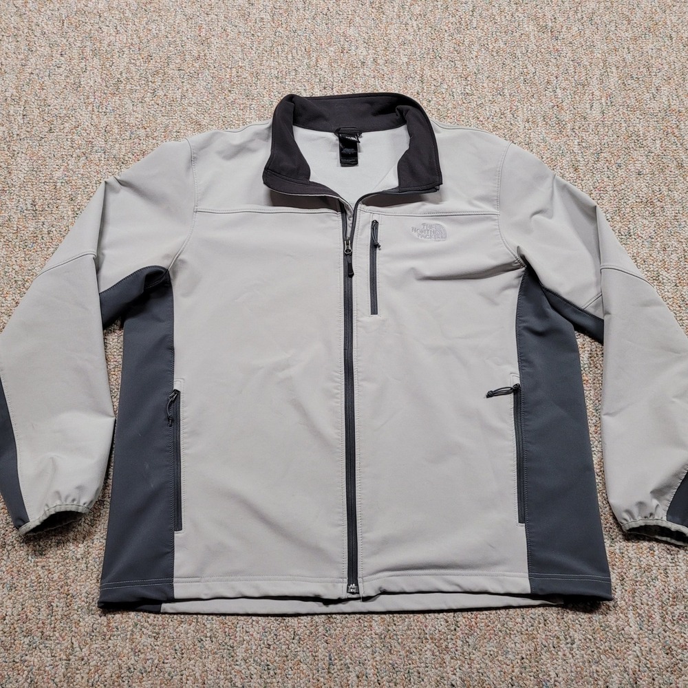 The North Face Jacket Men 2XL Grey Apex Bionic Softshell Outdoors Hiking Camping